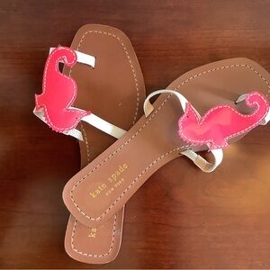Kate Spade flip flops NWOB size 7
